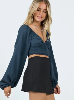 Princess Polly Buddy Mini Skirt Black Hot