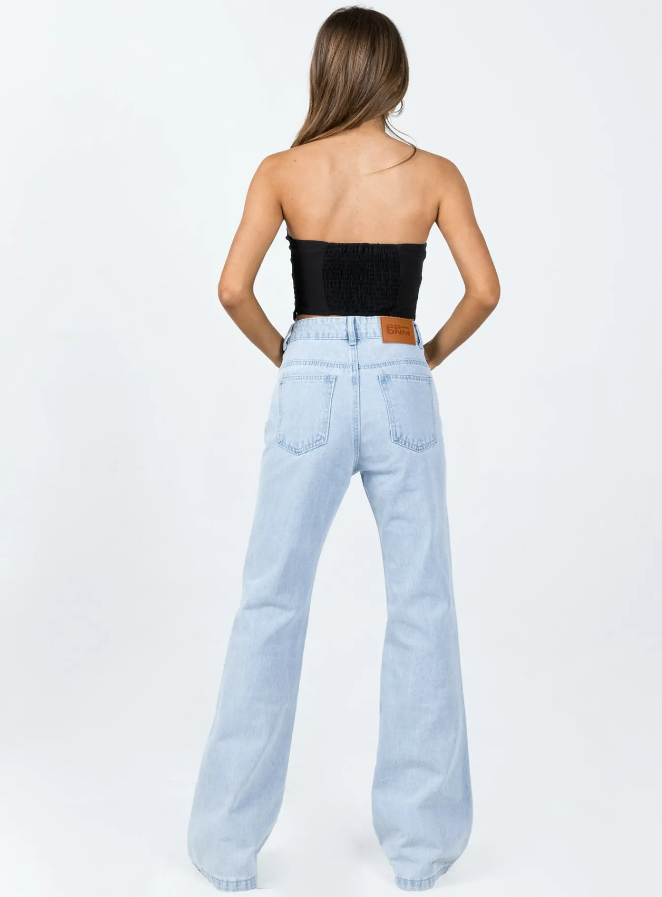 Princess Polly Cabarita Lounge Denim Jeans Light Wash Online