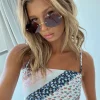 Princess Polly Cabo Sunglasses  Brown Best Sale