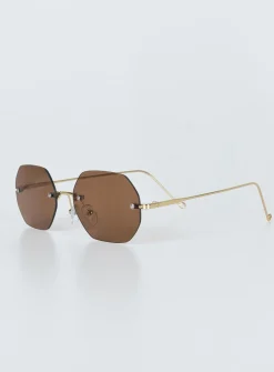 Princess Polly Cabo Sunglasses  Brown Best Sale