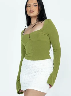 Princess Polly Cadence Mini Skirt White Discount