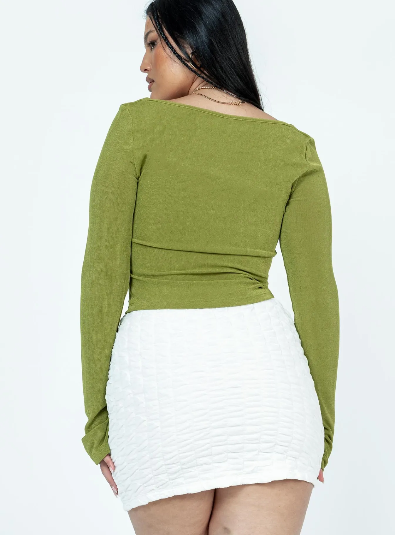 Princess Polly Cadence Mini Skirt White Discount