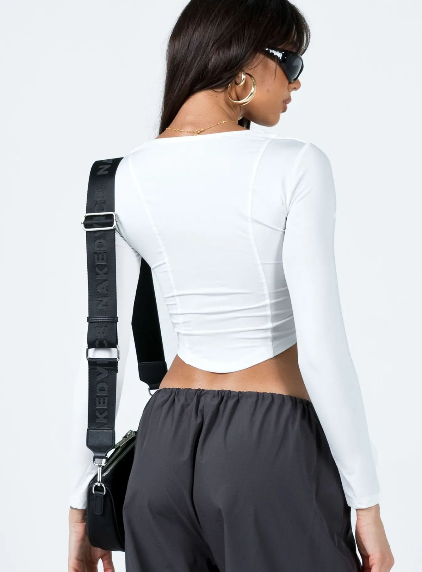 Princess Polly Cahill Long Sleeve Top White Shop