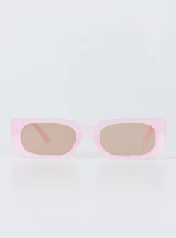 Princess Polly Cahill Sunglasses  Pink Sale