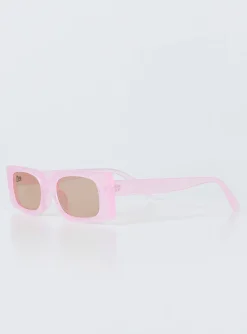 Princess Polly Cahill Sunglasses  Pink Sale