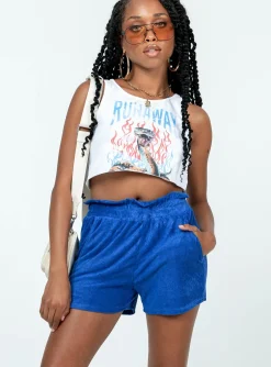 Princess Polly Caleigh Shorts Blue Fashion