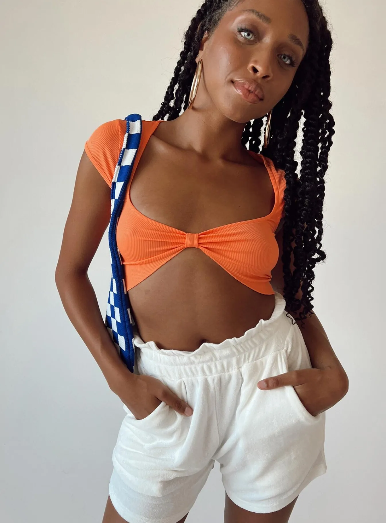 Princess Polly Caleigh Shorts White Hot