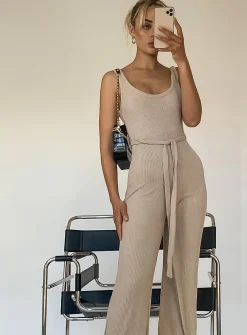 Princess Polly Callie Jumpsuit   Beige Store