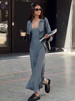 Princess Polly Callie Maxi Set  Grey Online