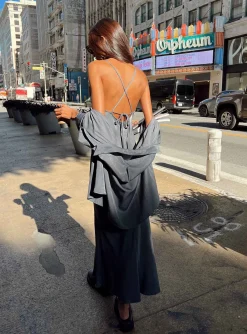 Princess Polly Callie Maxi Set  Grey Online
