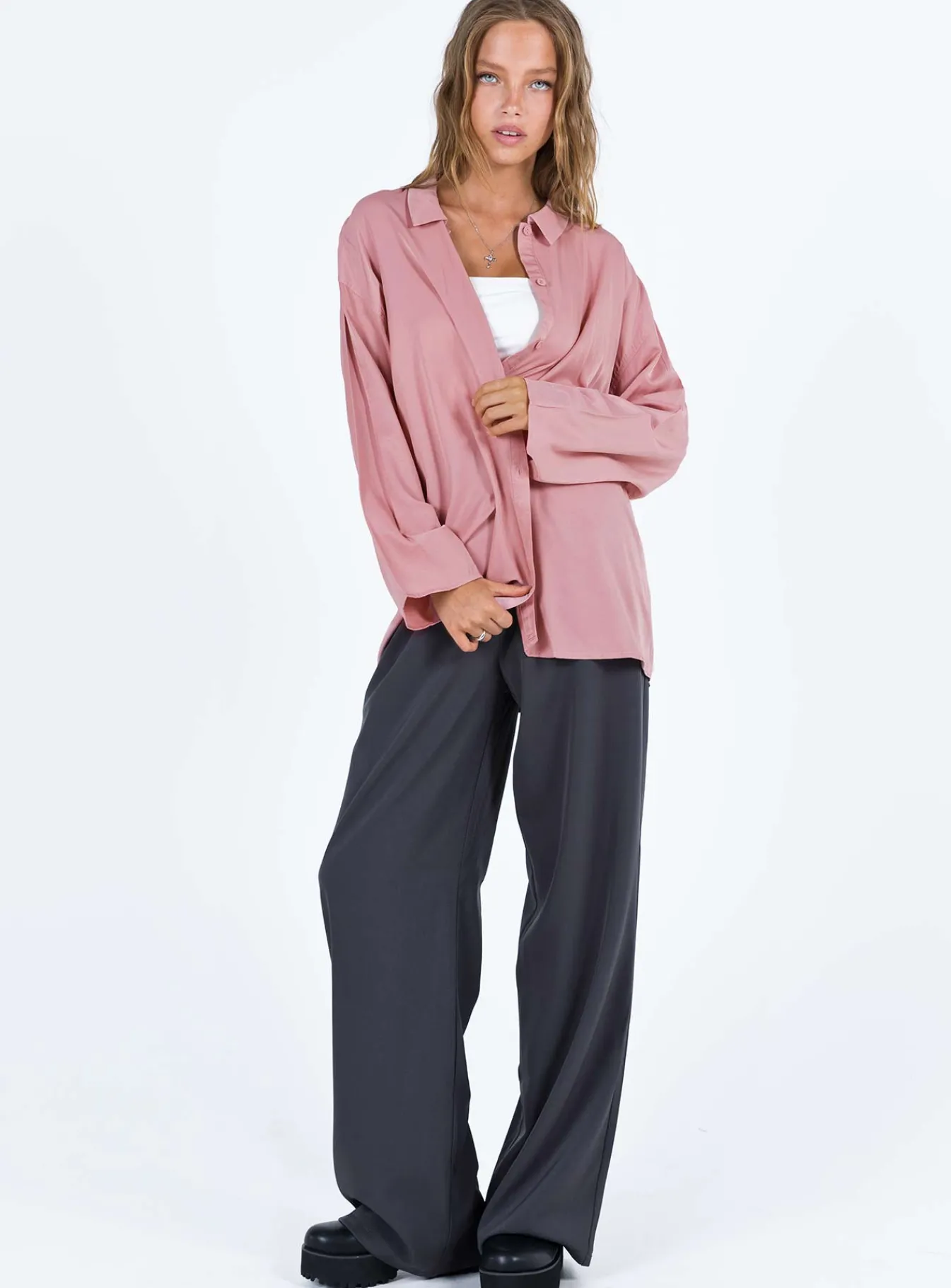 Princess Polly Callie Shirt Pink Sale