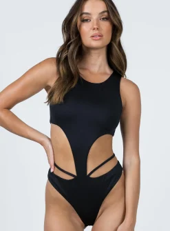 Princess Polly Camden Bodysuit Black Sale
