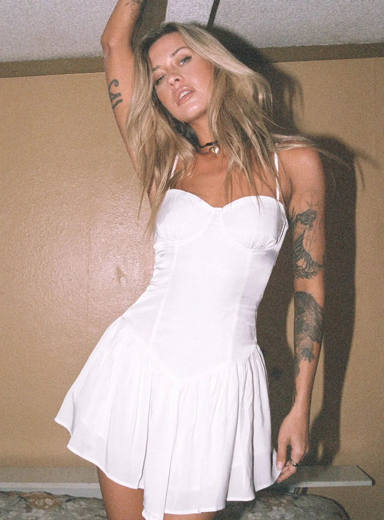 Princess Polly Camille Mini Dress White Outlet