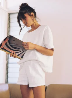 Princess Polly Cammie Knit Set  White Discount