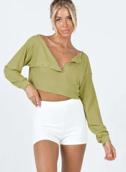 Princess Polly Candice Shorts  White Flash Sale
