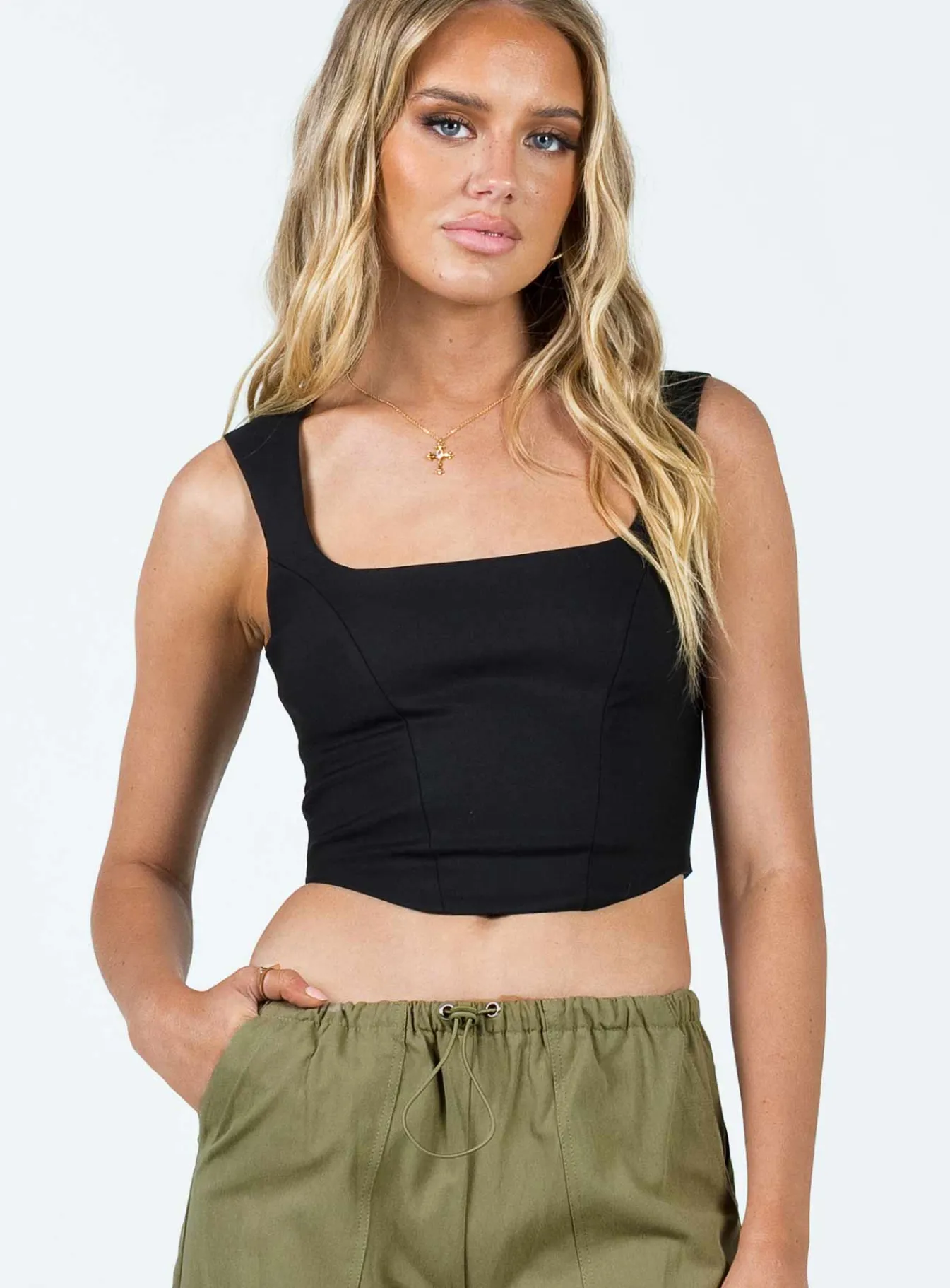 Princess Polly Cannavale Top Black Best