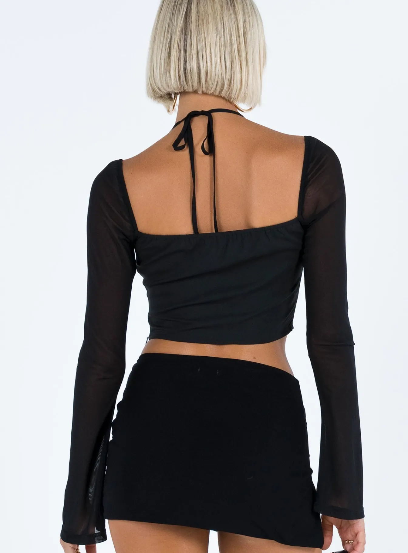 Princess Polly Capel Long Sleeve Top Black Fashion