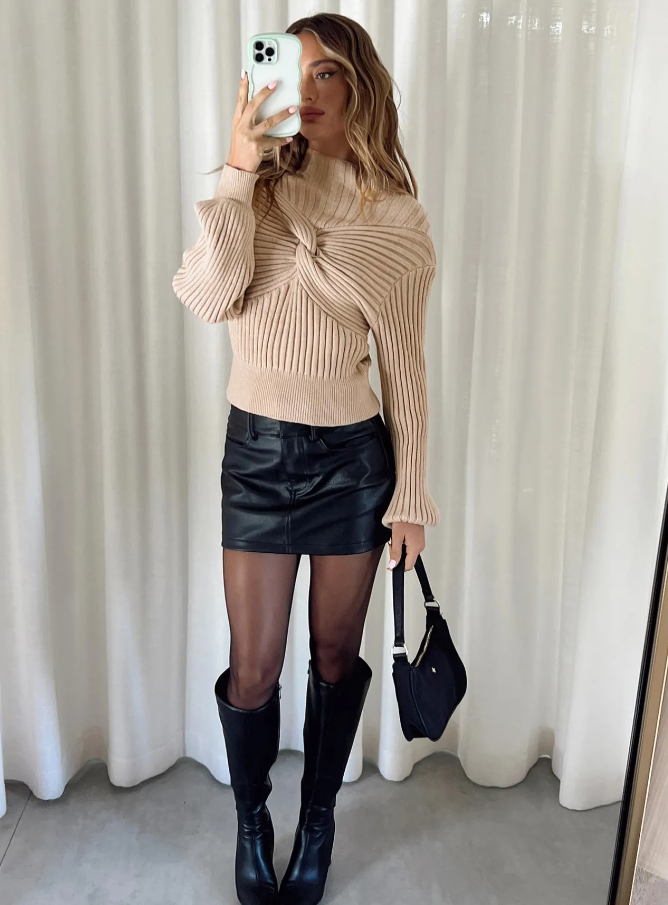 Princess Polly Cardoc Sweater Beige Discount