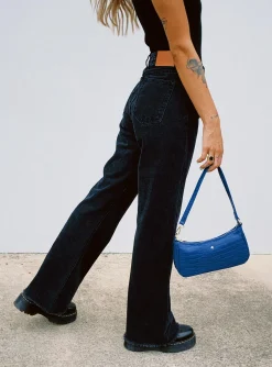 Princess Polly Carey Denim Jeans  Black Best