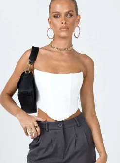 Princess Polly Carlie Top  White Cheap