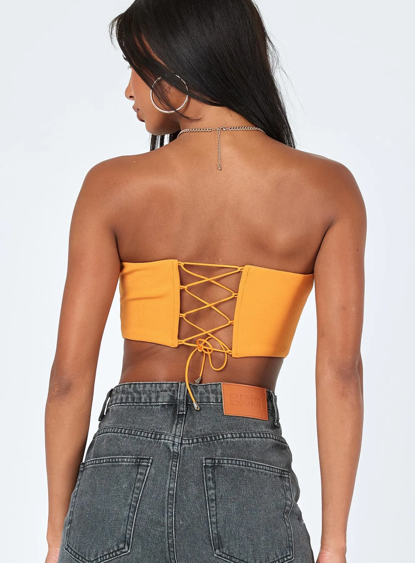 Princess Polly Carlie Top Orange Store