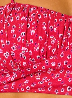 Princess Polly Carly Set Red Online