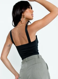 Princess Polly Carminia Top  Black Online