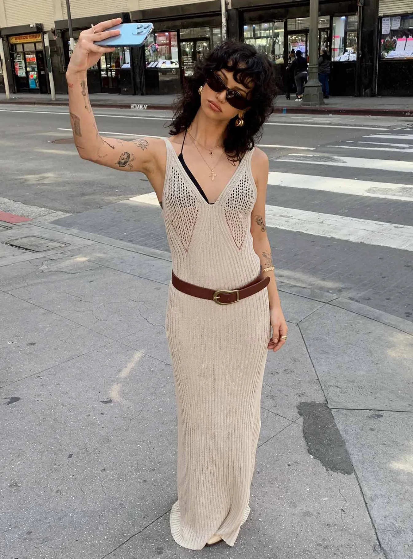 Princess Polly Carrera Maxi Dress Beige Sale