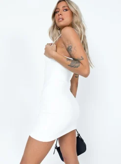 Princess Polly Carrey Mini Dress  White Online