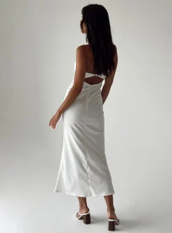 Princess Polly Carter Maxi Dress White Cheap