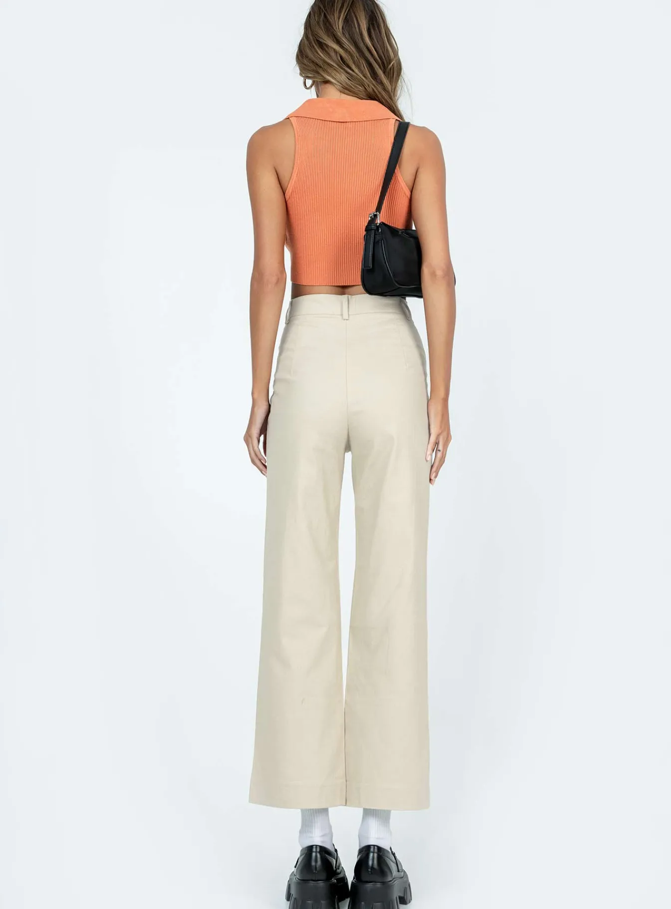 Princess Polly Carter Pants Beige Shop