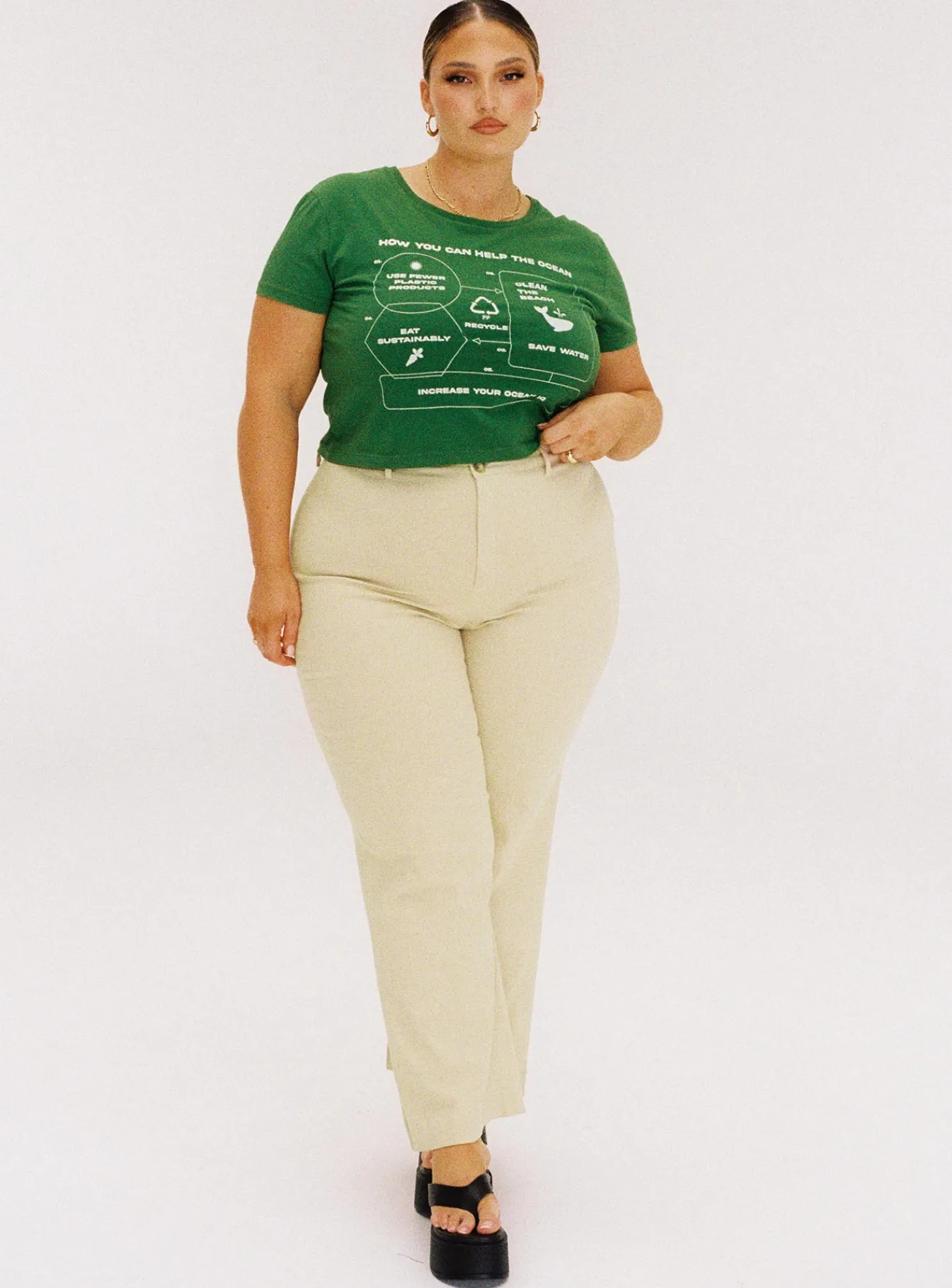 Princess Polly Carter Pantscurve Beige Fashion