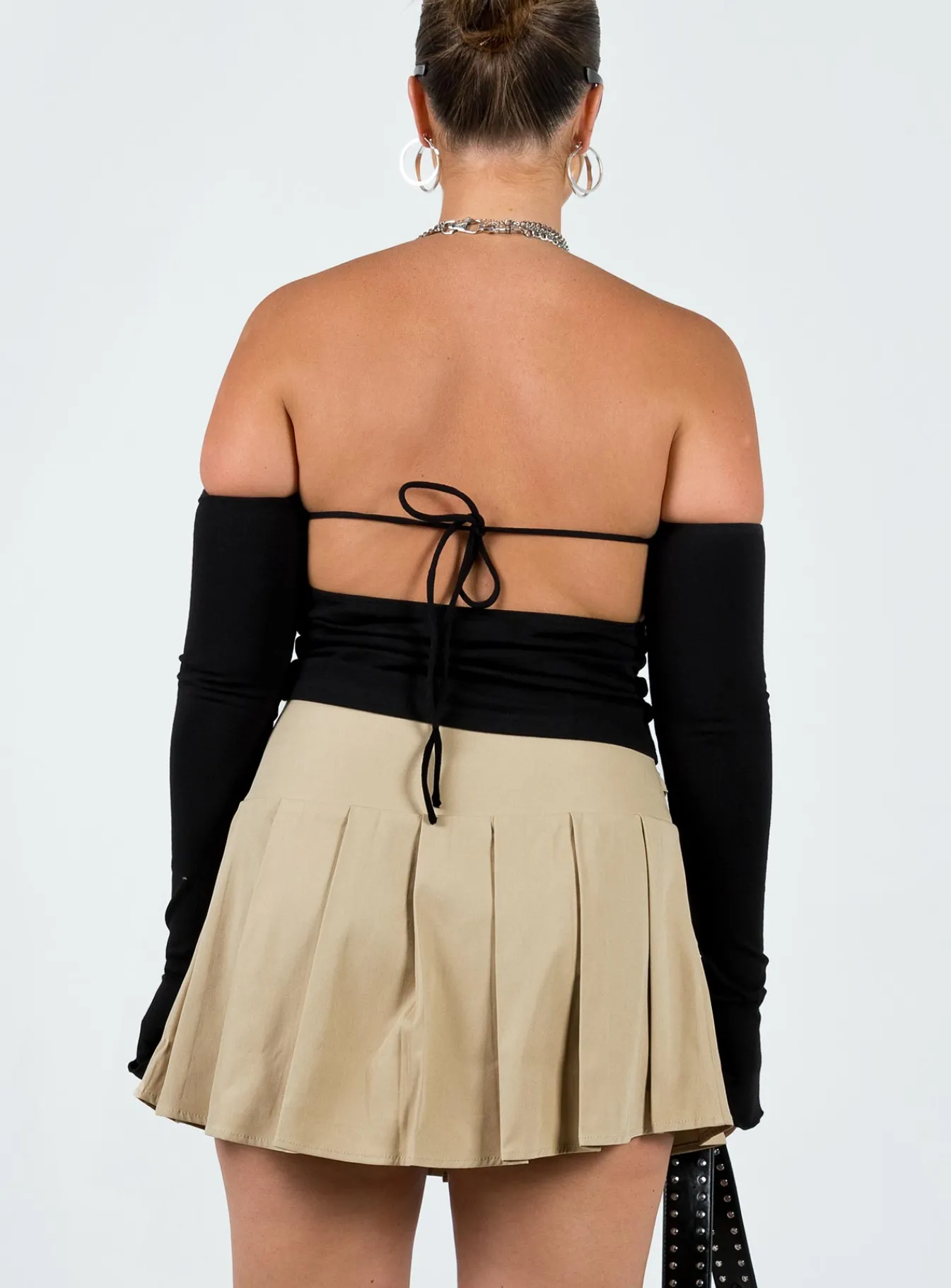 Princess Polly Cartwright Mini Skirt Beige Best