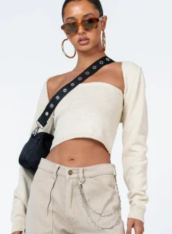 Princess Polly Casey Sweater Set  Beige Flash Sale