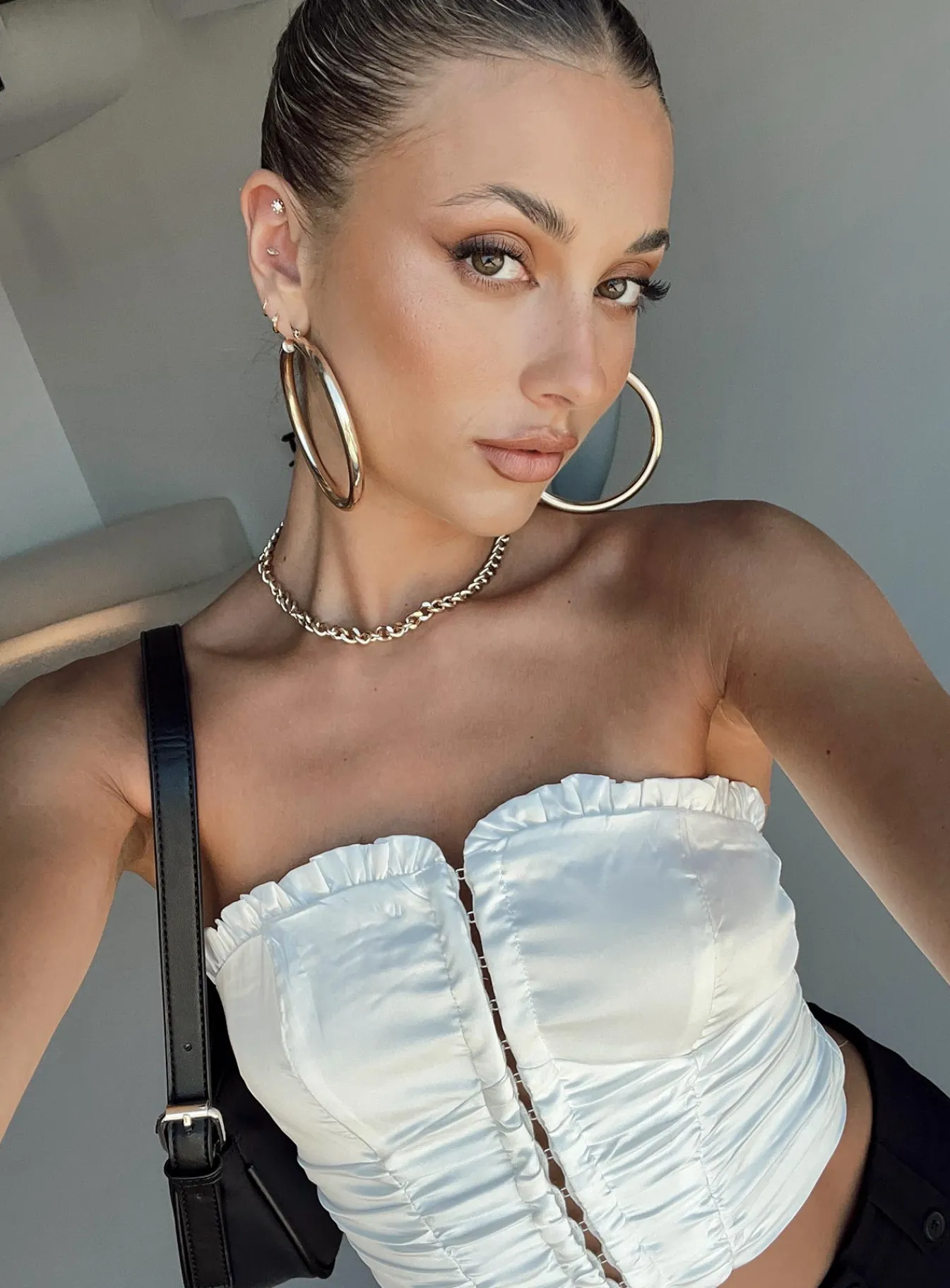 Princess Polly Cason Strapless Top White Cheap