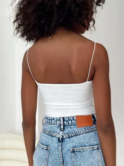 Princess Polly Catalin Cami  White Cheap