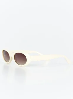Princess Polly Caxton Sunglasses  Beige Hot