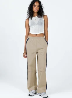 Princess Polly Cayman Pant  Beige Fashion