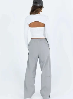 Princess Polly Cayman Pants  Grey Best Sale