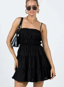 Princess Polly Ceara Mini Dress  Black Store