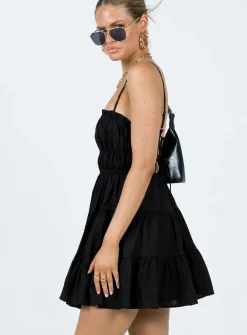 Princess Polly Ceara Mini Dress  Black Store