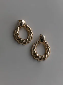 Princess Polly Cecillia Earrings  Gold Hot