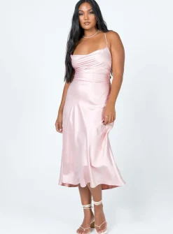 Princess Polly Celena Midi Dress  Pink Shop