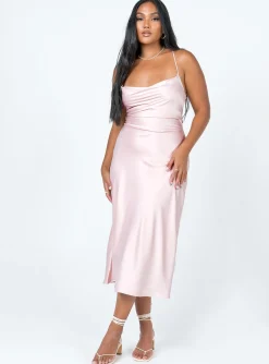 Princess Polly Celena Midi Dress  Pink Shop