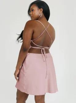 Princess Polly Celena Mini Dress Curve Champagne Online