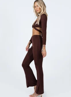 Princess Polly Celeste Set Brown Cheap