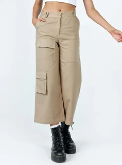 Princess Polly Cepora Pants  Beige Discount