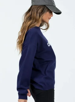 Princess Polly Chad Knit Sweater Navy Flash Sale