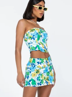 Princess Polly Chadwick Mini Skirt  White Sale