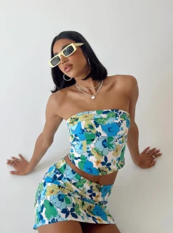 Princess Polly Chadwick Topfloral   Blue Sale